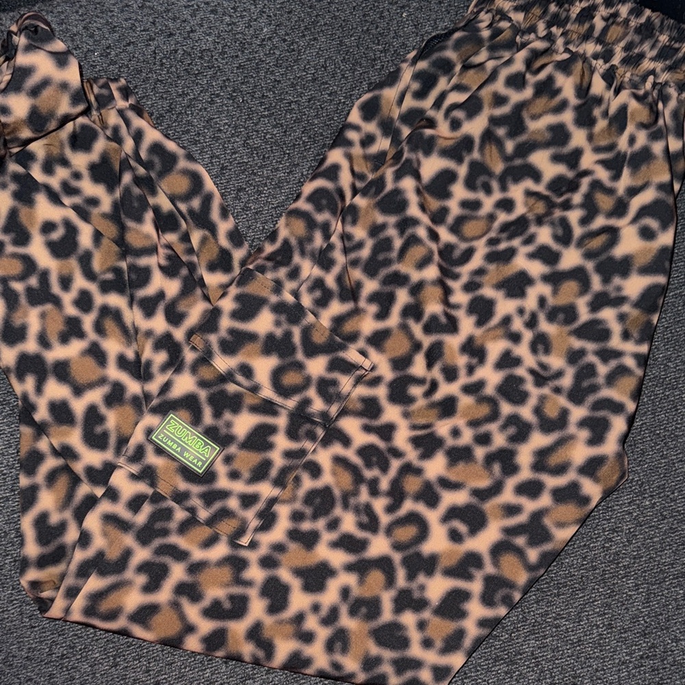 Zumba Fitness Leopard Print Track Pants